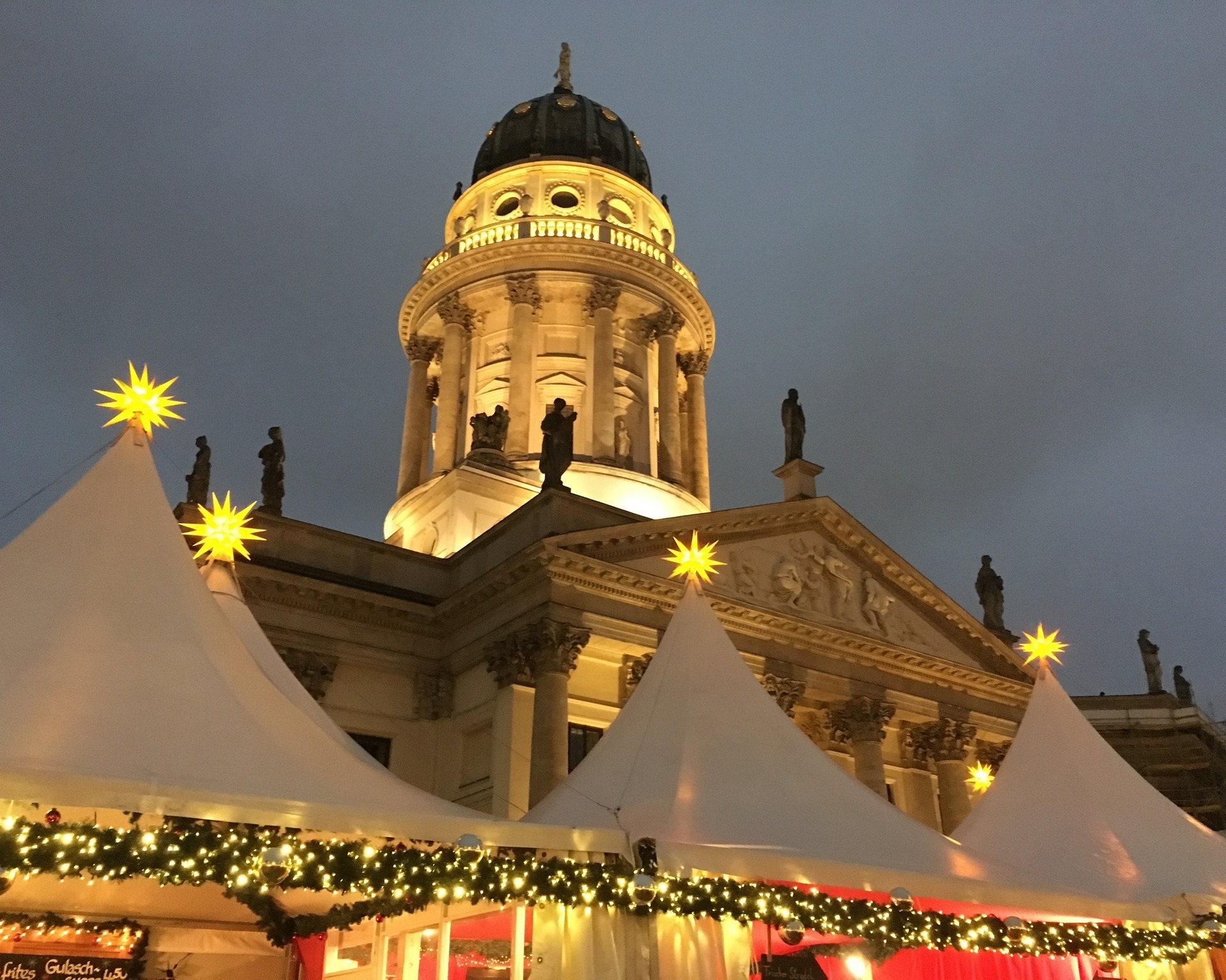 Gendarmenmarkt during the christmas time Gendarmenmarkt during the christmas time